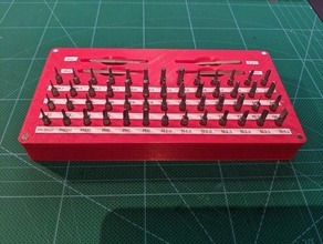 wowstick 1f+ 4mm hex bit holder 56 pieces 3d print model - Mito3D