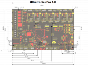 pro 10 boyutları ultratronics çizim anakart 3d print model - Mito3D