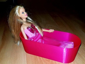 barbie baño Barbie 3d print model - Mito3D
