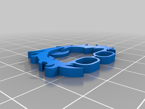 bernie sanders occhiali silhouette pin magnete del frigorifero 3d print model - Mito3D