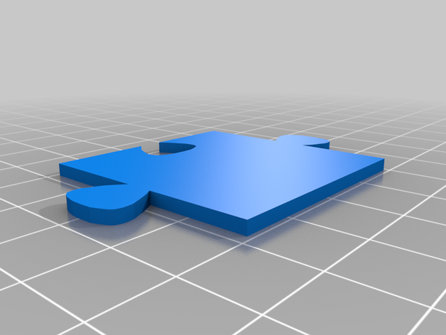 puzzle 3D print model - Mito3D