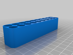 meu personalizados personalizador de sistemas - bateria organizador titular recipiente caixa bandeja armazenamento personalizado 3d print model - Mito3D