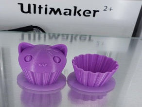 cupcake kitty remix de wrapper 3d print model - Mito3D