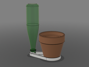 plante abreuvoir 3d print model - Mito3D