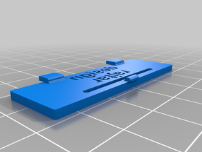 fare Pil kapağı pil kapak flip yedek parça kablosuz 3d print model - Mito3D