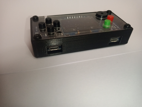 boitier pour l'ardugirl micro console jeux 3d print model - Mito3D