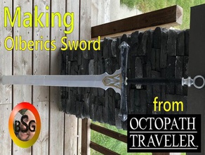 olberics sword octopath traveler 3d print model - Mito3D