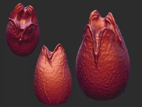 facehugger di alien ispirato uovo gli alieni del film giger hrgiger prop sci-fi 3d print model - Mito3D