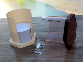 holder round coffee filters aeropress filter kitchen 3d print model - Mito3D