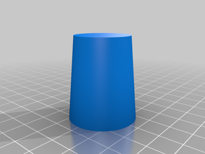 remixed truncated cone customized 3d print model - Mito3D