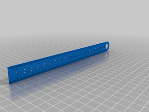 ruler 20cm centimeters mm 3d print model - Mito3D