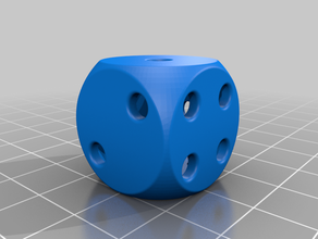 hollow dice rounded corners 3d print model - Mito3D