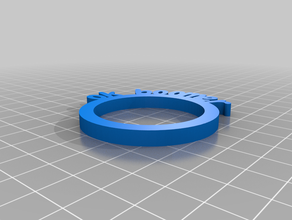 my customized personalized napkin rings 3d print model - Mito3D