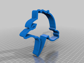 viking cookie cutter 3d print model - Mito3D
