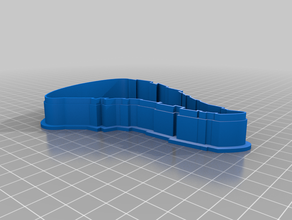 iowa state cookie cutter 3d print model - Mito3D