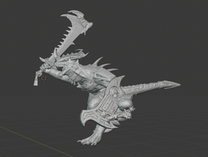 saurus oldblood le lucertole warhammer fantasy 3d print model - Mito3D