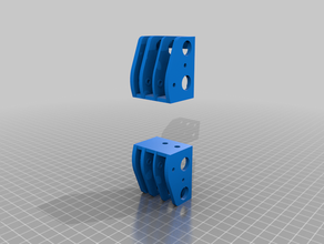 rear belt guides hypercube evolution 3d print model - Mito3D