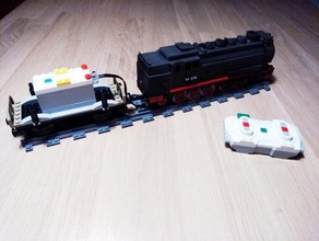 lok dampflok lego legocity lokomotive Zug 3d print model - Mito3D