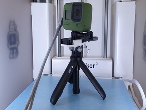 yüksek lokma mount shorty monte edin kamera Dağı oturum selfie 3d print model - Mito3D