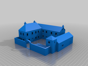 ferme architecture n scale 3d print model - Mito3D