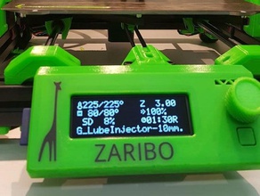 zaribo oled-cover 3d print model - Mito3D