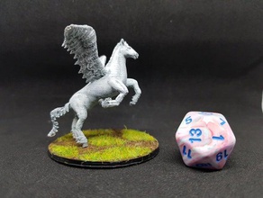 pegasus 28mm tabletop roleplaying dnd miniature 3d print model - Mito3D