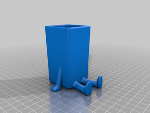 relaxed pencil holder 3d print model - Mito3D