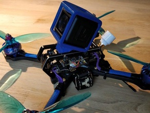 diatone gt-m200 gopro sessão runcam 5 de montagem drone fpv a quadcopter 3d print model - Mito3D