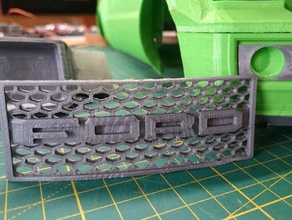ford grille myrccar tpb de calandre khlergrill rccar 3d print model - Mito3D