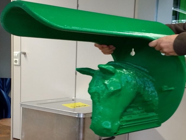 saddle holder horse head horse saddle saddle holder 3D print model - Mito3D