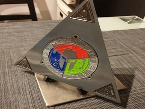 spartan single plate delta stand 3d print model - Mito3D