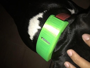 fi dog collar mount 3d print model - Mito3D