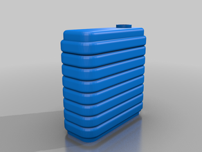 bricscad - rainwater collection rain water tank butt 3d print model - Mito3D