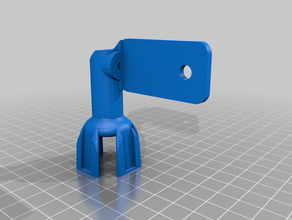 flexible right angle webcam mount octolapse octoprint 3d print model - Mito3D