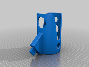 paddle board suporte para garrafa de água rev b 3d print model - Mito3D