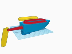 radio control boat - rc 3d print model - Mito3D