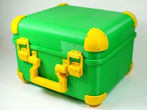 rubik's cube robot mallette de transport entièrement imprimé en 3d porte-documents cas otvinta otvinta3d le rubiks la valise 3d print model - Mito3D