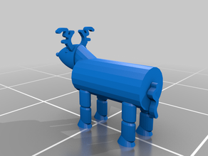 robo reindeer 3d print model - Mito3D