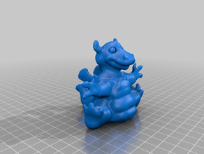 mignon dragon 3d print model - Mito3D