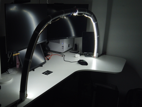 banco da lavoro a led arc la lampada luce striscia del illuminazione di 3d print model - Mito3D
