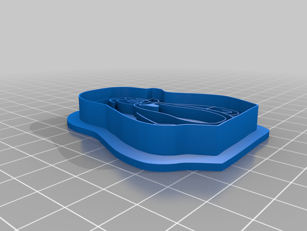 pouco mole cortador de cookie 3D print model - Mito3D