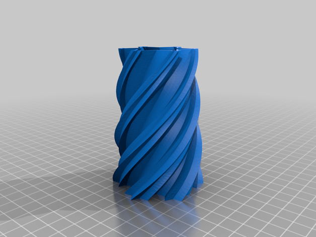 fractal vase 3d-fraktal design 3D print model - Mito3D