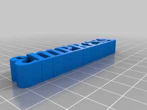 my customized 3d name plate 3d print model - Mito3D