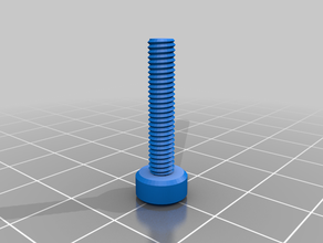 m4 20mm bolt nut washer threaded rod factory customized 3d print model - Mito3D