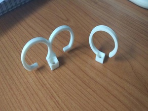 cable holder support 3d print model - Mito3D