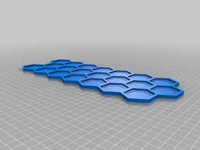 my customized parametric nespresso capsule honeycomb rack 3d print model - Mito3D