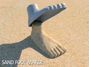 sand foot maker 3d print model - Mito3D