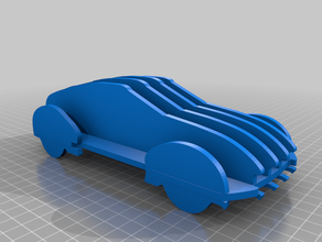 1 bulmaca araba modeli 3d print model - Mito3D