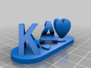 ka customized 3d print model - Mito3D