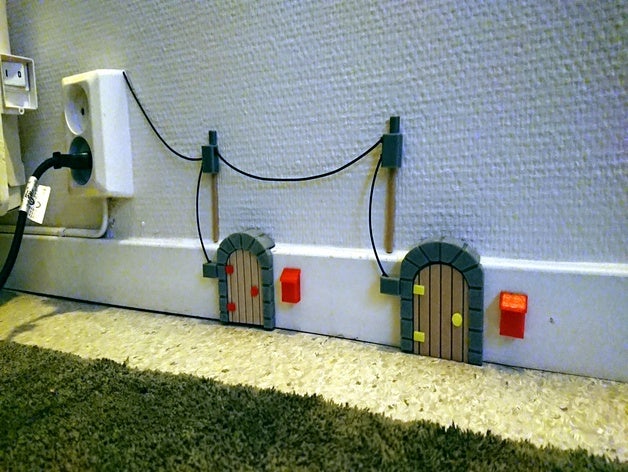kapının gizemi kapı elf fare gizem 3D print model - Mito3D